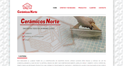 Desktop Screenshot of ceramicosnorte.com.ar