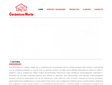 Tablet Screenshot of ceramicosnorte.com.ar